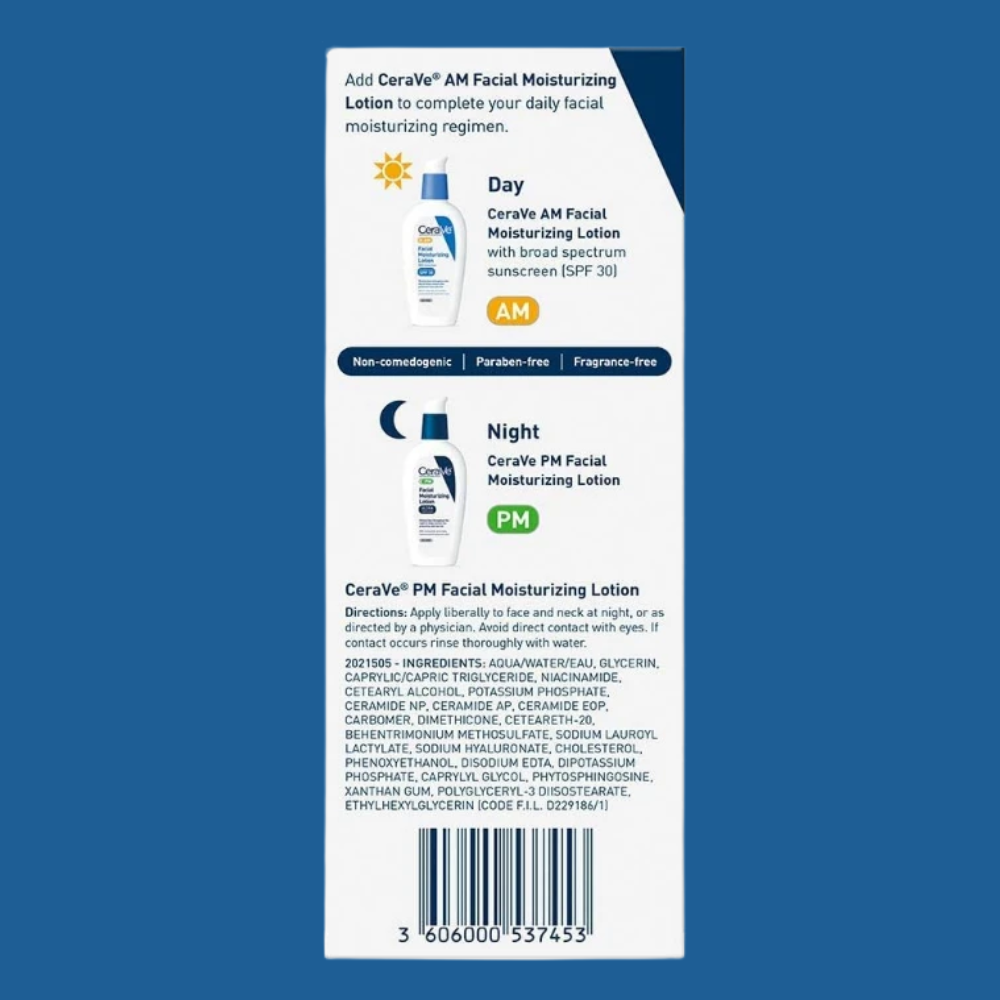 CeraVe PM Facial Moisturizing Lotion
